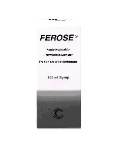 Ferose 50 Mg Syrup 100 Ml 40 C