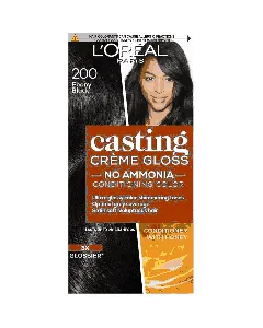 Loreal Hair Color Casting Creme Gloss No Ammonia Dark Black 200