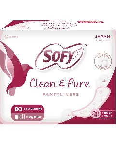 Sofy Female Napkins Daily Thin Panty Liner Refreshing 80*5 C