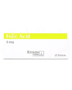 Folic-Acid 5 Mg Tablet 20P