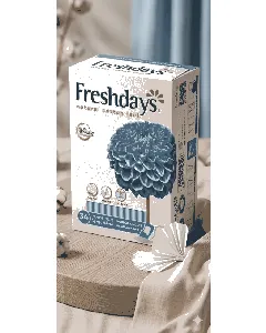 Fresh Days Female Napkins Daily Single Blue 34*12 C