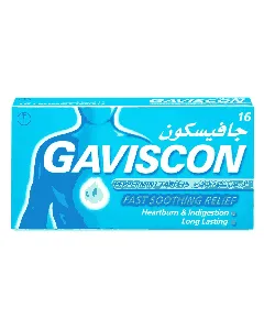 Gaviscon Peppermint Tablet 16P