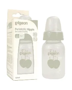Pigeon Feeding Plastic Bottle Fruits Decorated 120 Ml