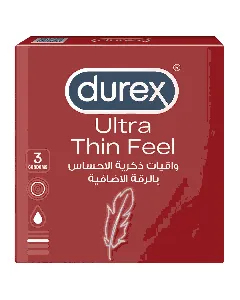 Durex Condom Feel Thin 3 P