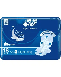 Sofy Female Napkins Night Thin 16+2*6 C
