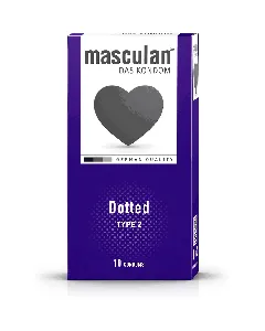 Masculan Condom Dotted 10 P * 10 C