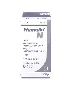 Humulin-N 100 Iu Vial 10 Ml Ref