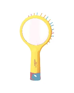 Rose Aroma Hair Brush Zigzag Small 4729