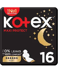 Kotex Female Napkins Maxi With Winges Night 16 P 5 C