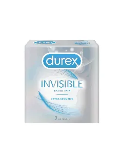 Durex Condom Invesible Extra Thin 3 P