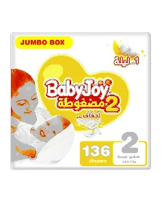 Babyjoy Baby Diapers Box Jumbo (2) 136*1 P