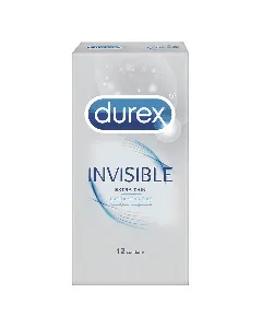 Durex Condom Invesible Extra Thin 12P