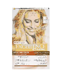 Loreal Hair Color Excellence Creme Extra Light Blonde 9